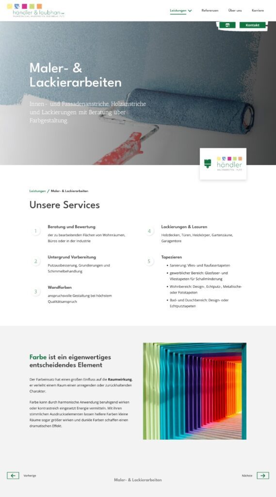 screenshot website haendler-laubhab